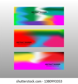 Vector abstract design banner web template. - Vector