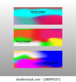 Vector abstract design banner web template. - Vector