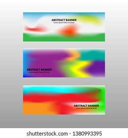 Vector abstract design banner web template. - Vector