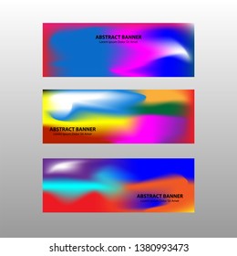 Vector abstract design banner web template. - Vector
