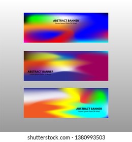 Vector abstract design banner web template. - Vector