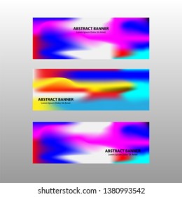 Vector abstract design banner web template. - Vector