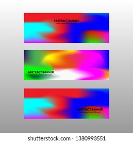Vector abstract design banner web template. - Vector