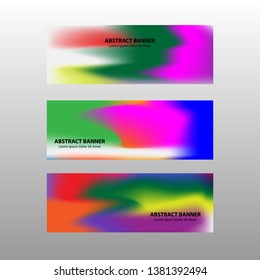 Vector abstract design banner web template. - Vector