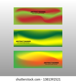 Vector abstract design banner web template. - Vector