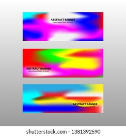 Vector abstract design banner web template. - Vector