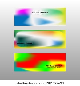 Vector abstract design banner web template. - Vector
