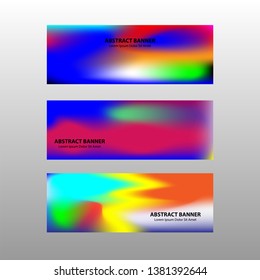 Vector abstract design banner web template. - Vector