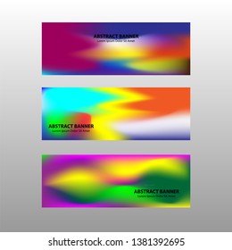 Vector abstract design banner web template. - Vector