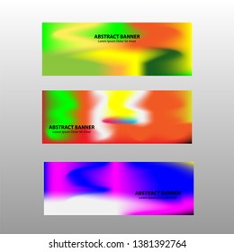 Vector abstract design banner web template. - Vector