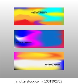 Vector abstract design banner web template. - Vector