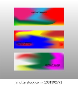 Vector abstract design banner web template. - Vector