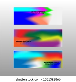 Vector abstract design banner web template. - Vector