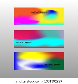 Vector abstract design banner web template. - Vector