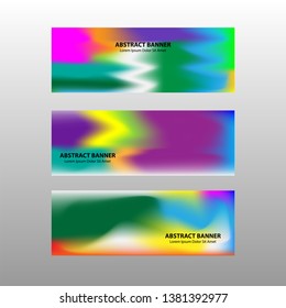 Vector abstract design banner web template. - Vector