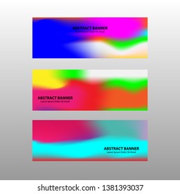 Vector abstract design banner web template. - Vector