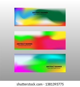 Vector abstract design banner web template. - Vector