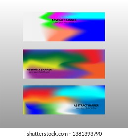 Vector abstract design banner web template. - Vector