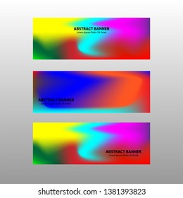 Vector abstract design banner web template. - Vector