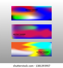 Vector abstract design banner web template. - Vector