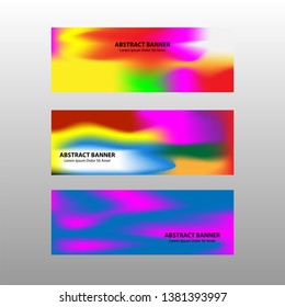 Vector abstract design banner web template. - Vector