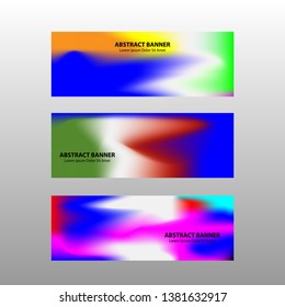 Vector abstract design banner web template. - Vector