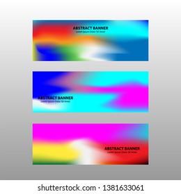 Vector abstract design banner web template. 