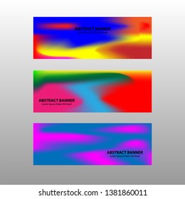 Vector abstract design banner web template.