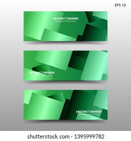 Vector abstract design banner web template. - Vector