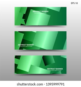 Vector abstract design banner web template. - Vector