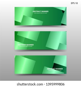 Vector abstract design banner web template. - Vector