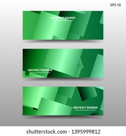 Vector abstract design banner web template. - Vector