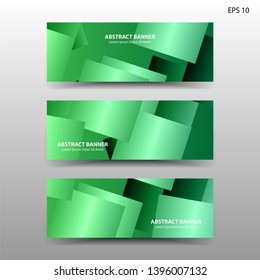 Vector abstract design banner web template. - Vector