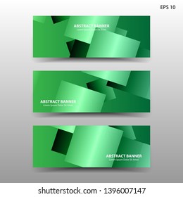 Vector abstract design banner web template. - Vector