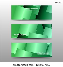 Vector abstract design banner web template. - Vector