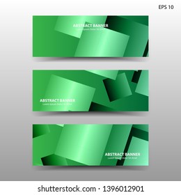 Vector abstract design banner web template. - Vector