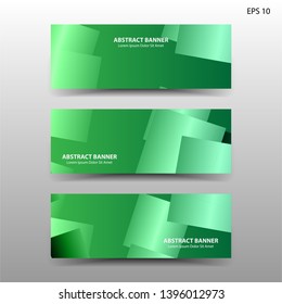 Vector abstract design banner web template. - Vector