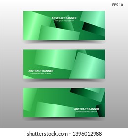 Vector abstract design banner web template. - Vector
