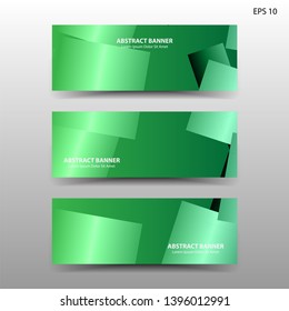Vector abstract design banner web template. - Vector