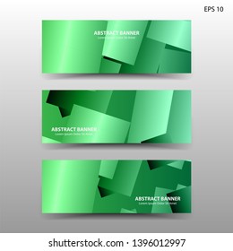 Vector abstract design banner web template. - Vector