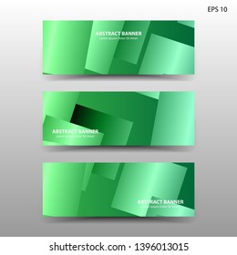 Vector abstract design banner web template. - Vector