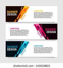 Vector abstract design banner web template.can be use for, landing page, website, mobile app, poster, flyer, coupon, gift card, smartphone template, web design
