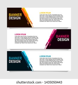 Vector abstract design banner web template.can be use for, landing page, website, mobile app, poster, flyer, coupon, gift card, smartphone template, web design