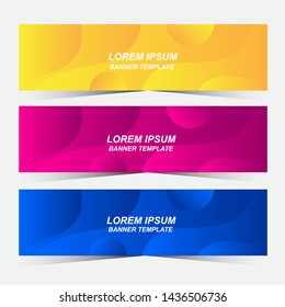 vector abstract design banner web template