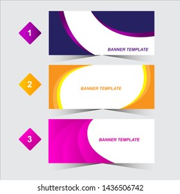 vector abstract design banner web template