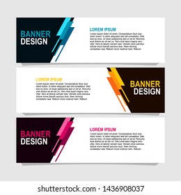 Vector abstract design banner web template.can be use for, landing page, website, mobile app, poster, flyer, coupon, gift card, smartphone template, web design