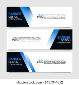 Vector abstract design banner web template