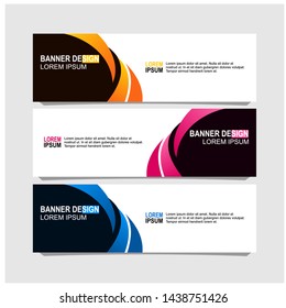 Vector abstract design banner web template.can be use for, landing page, website, mobile app, poster, flyer, coupon, gift card, smartphone template, web design