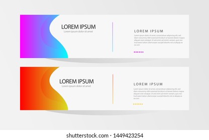 Vector abstract design banner web , Brochure, and business template