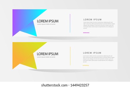 Vector abstract design banner web , Brochure, and business template